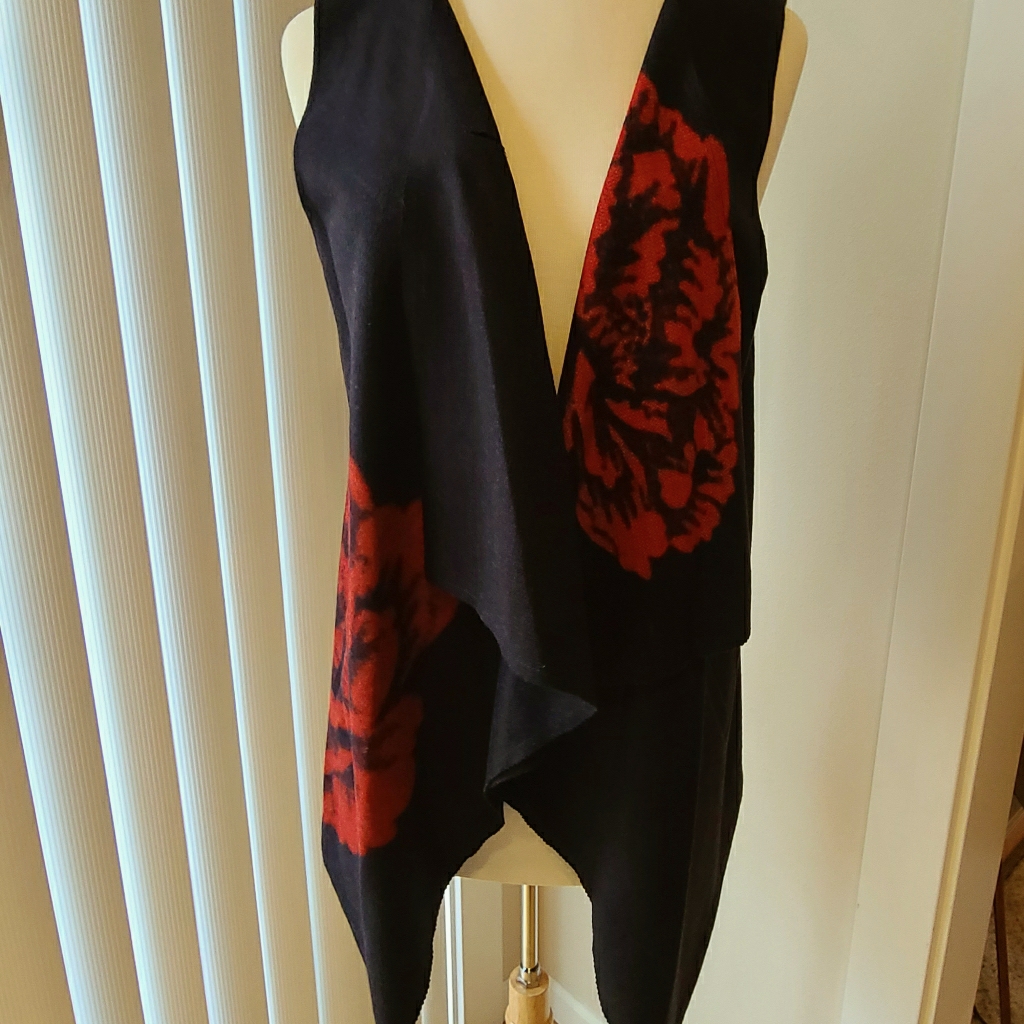 Democracy Certified Authentic RedBlack Vest M